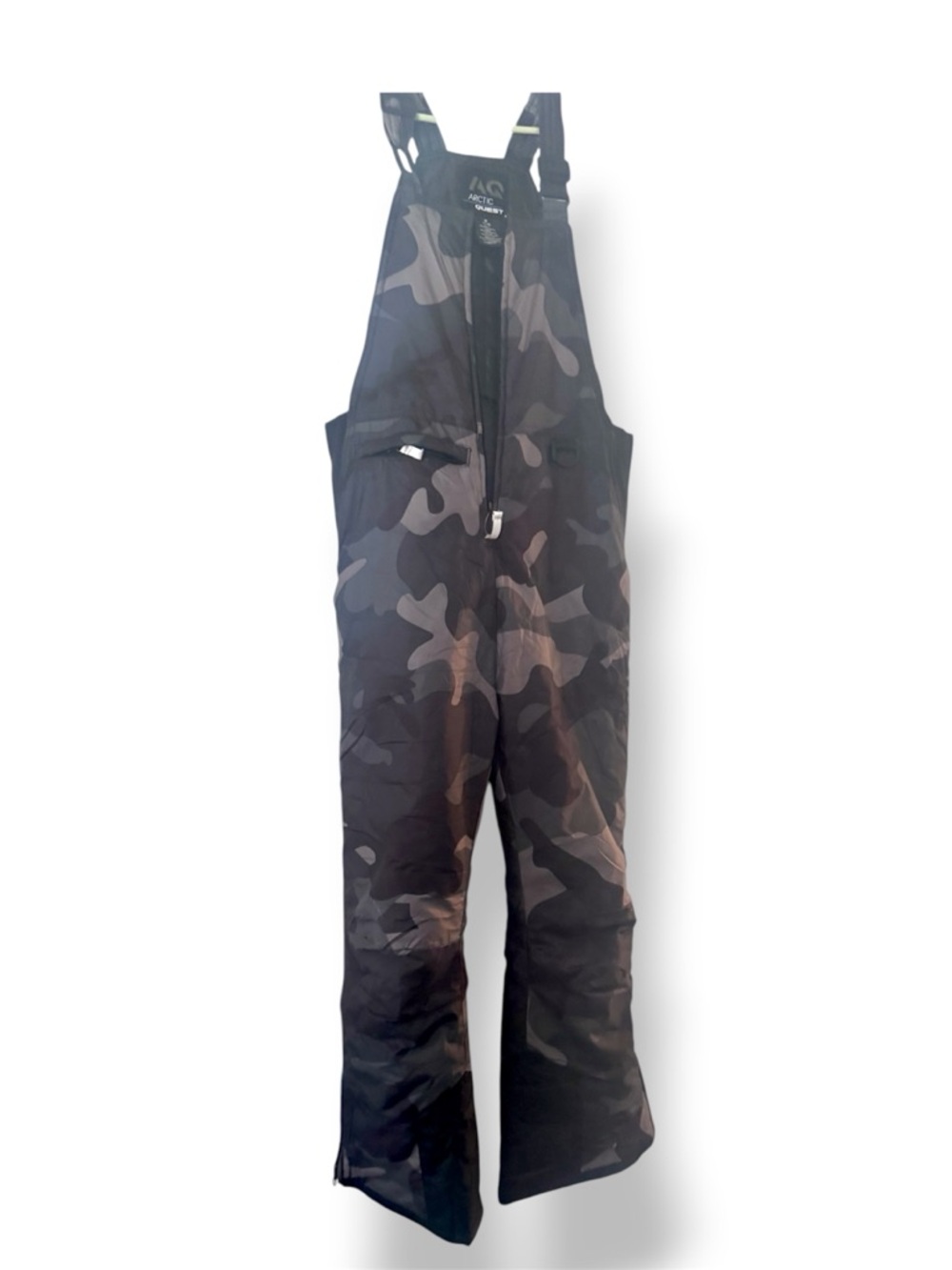 Arctic Quest Kids Camo Snow Bib Overalls, size boys M snowsuit